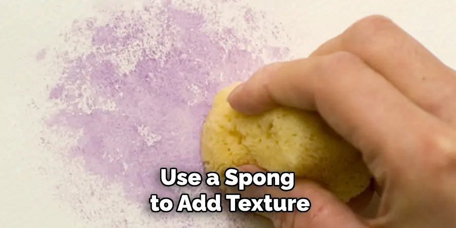 Use a Sponge to Add Texture