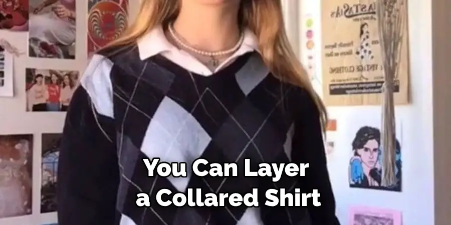 You Can Layer a Collared Shirt