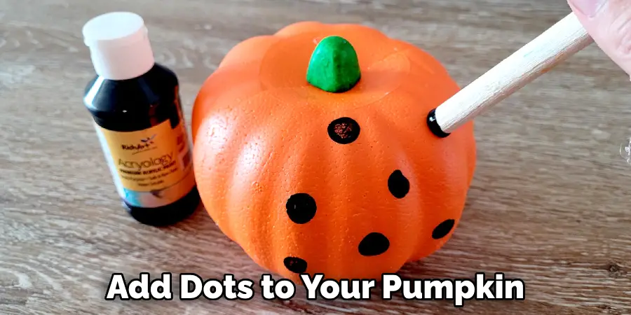 Add Dots to Your Pumpkin