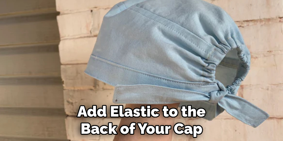 Add Elastic to the Back of Your Cap