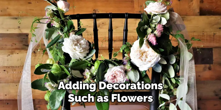 Adding Decorations Such as Flowers