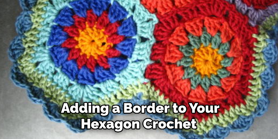 Adding a Border to Your Hexagon Crochet 