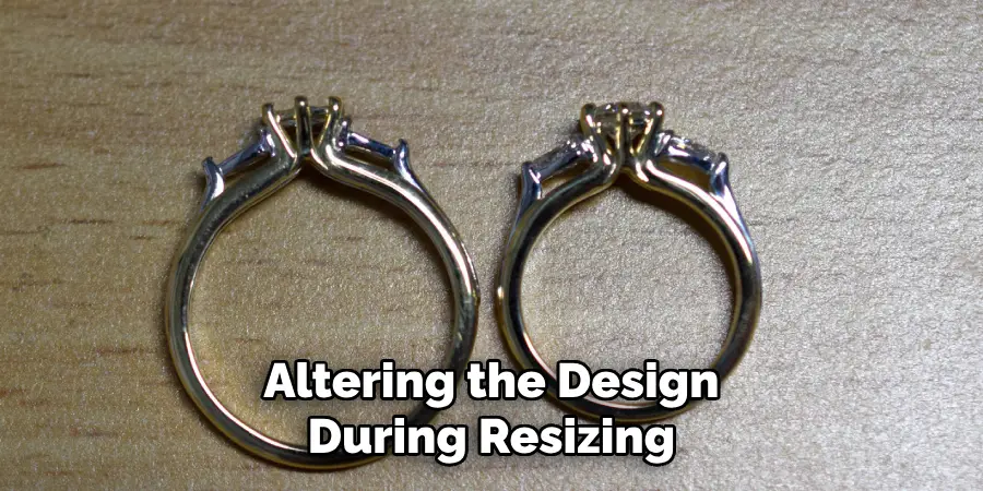 Altering the Design During Resizing