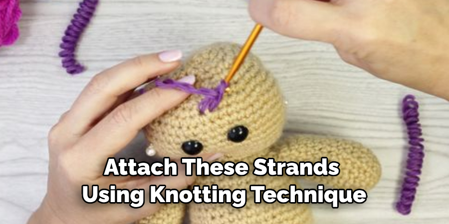 Attach These Strands Using The Same Knotting Technique