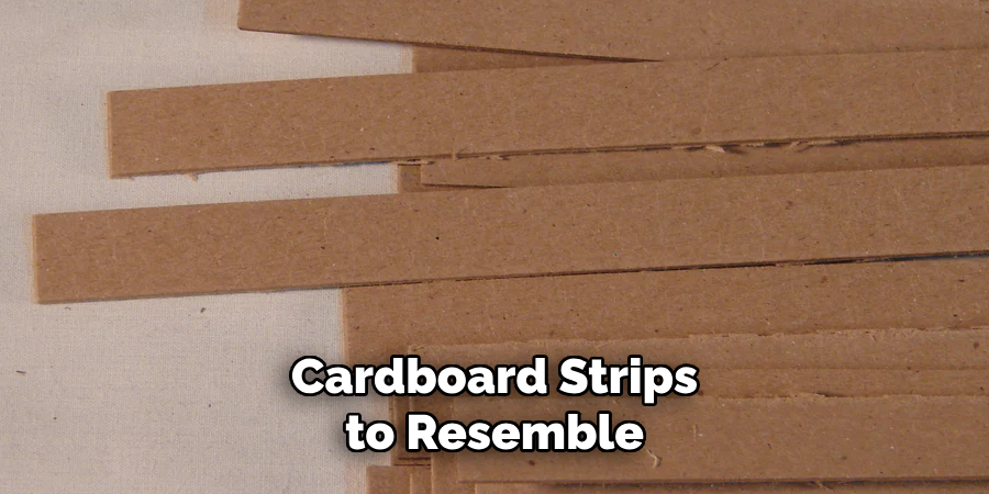 Cardboard Strips to Resemble