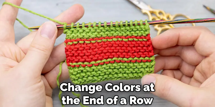 Change Colors at the End of a Row