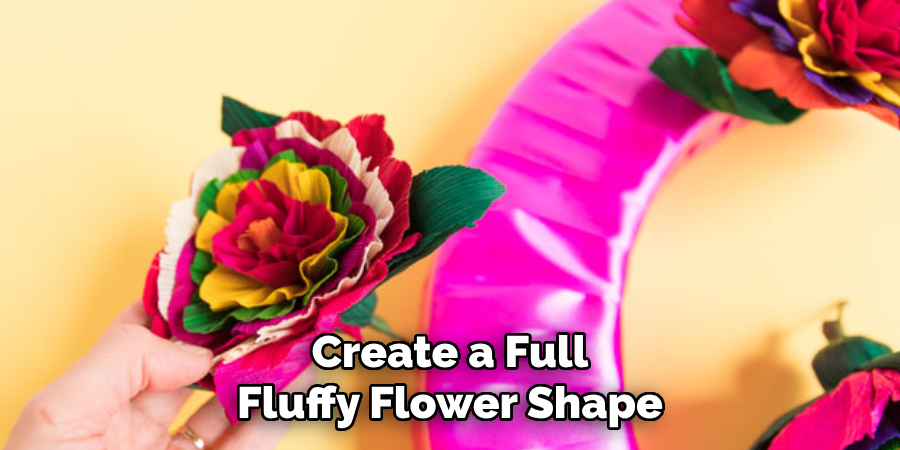 Create a Full Fluffy Flower Shape