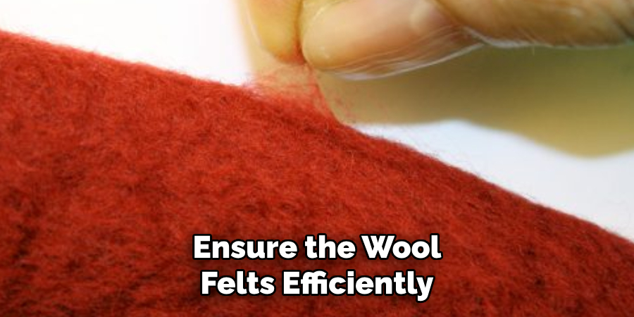 Ensure the Wool Felts Efficiently