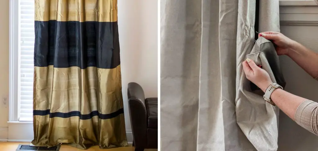 How to Lengthen Curtains with Different Fabric