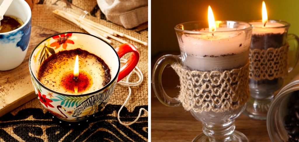 How to Make Coffee Candles