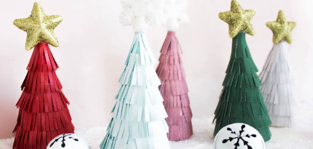 How to Make Paper Cone Trees