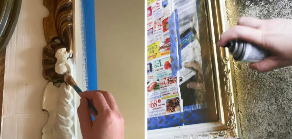 How to Paint Mirror Frames