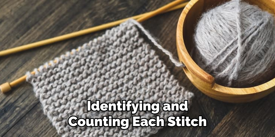 Identifying and Counting Each Stitch