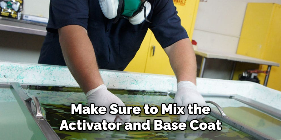 Make Sure to Mix the Activator and Base Coat