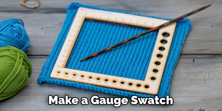 Make a Gauge Swatch