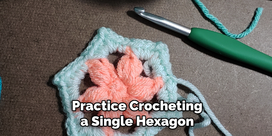 Practice Crocheting a Single Hexagon