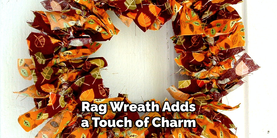 Rag Wreath Adds a Touch of Charm