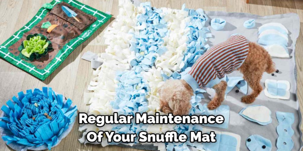 Regular Maintenance Of Your Snuffle Mat