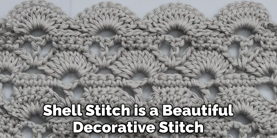 Shell Stitch is a Beautiful Decorative Stitch