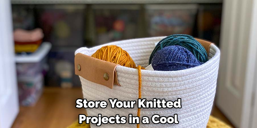 Store Your Knitted Projects in a Cool