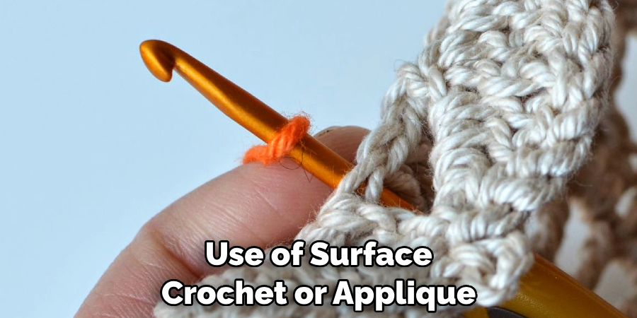 Use of Surface Crochet or Applique