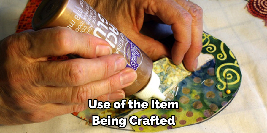 Use of the Item Being Crafted