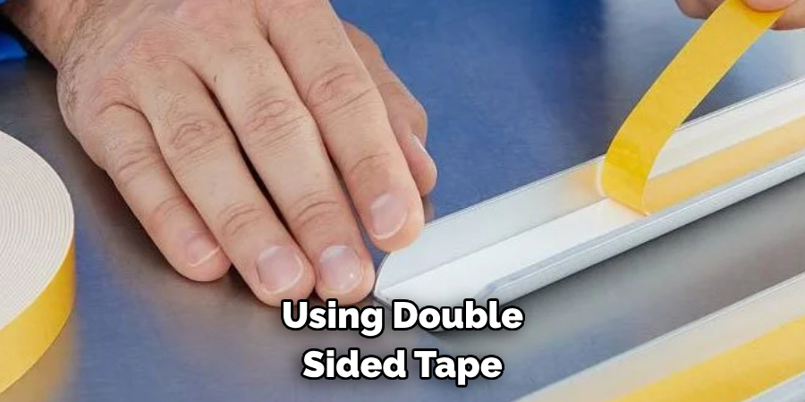 Using Double Sided Tape