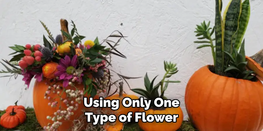 Using Only One Type of Flower