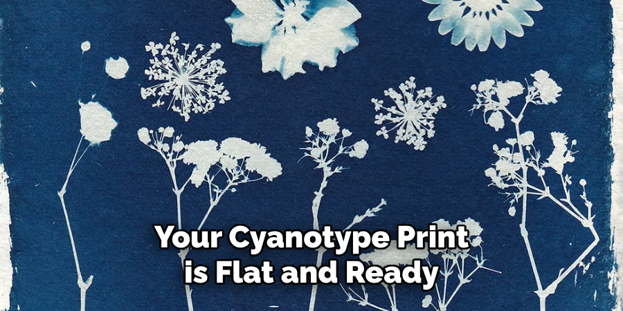 Your Cyanotype Print is Flat and Ready