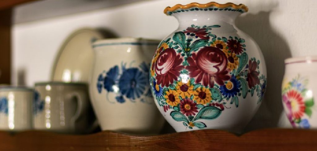 How to Paint Flowers on Pottery