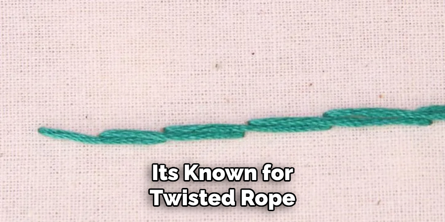 Its Known for Twisted Rope
