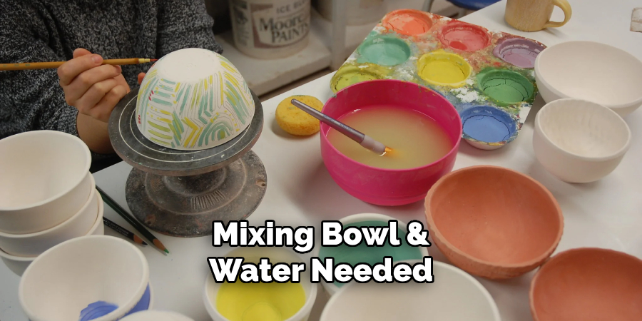Mixing Bowl & Water Needed