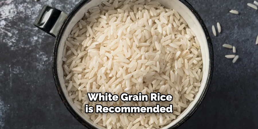 White Grain Rice is Recommended