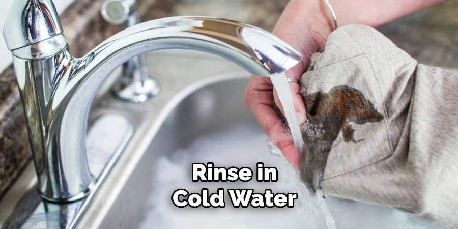 Rinse in Cold Water