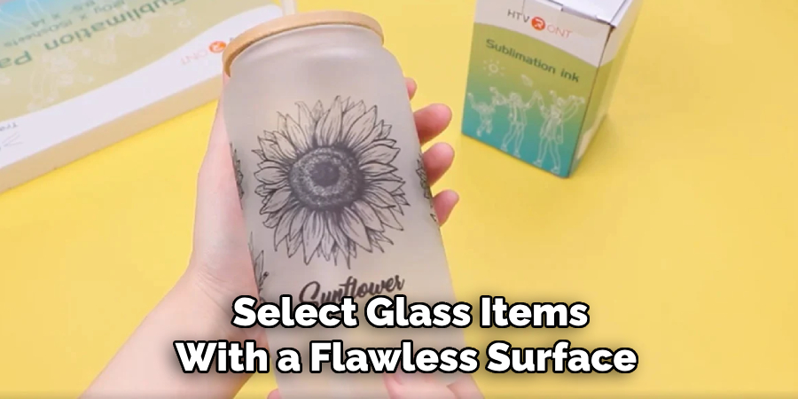 Select Glass Items With a Flawless Surface