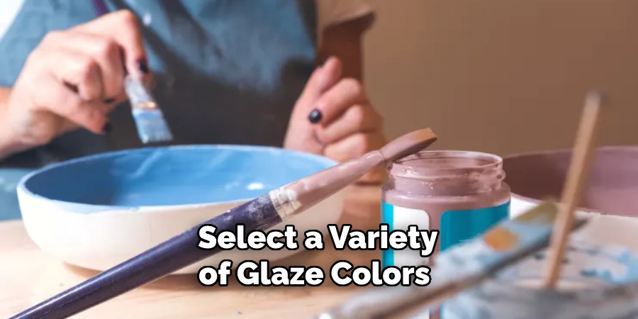 Select a Variety of Glaze Colors