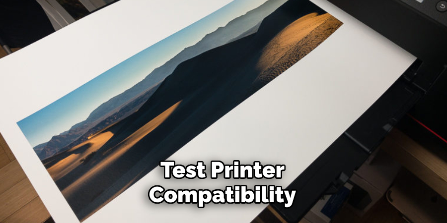Test Printer Compatibility