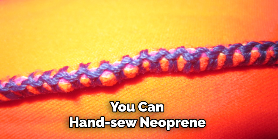 You Can Hand-sew Neoprene