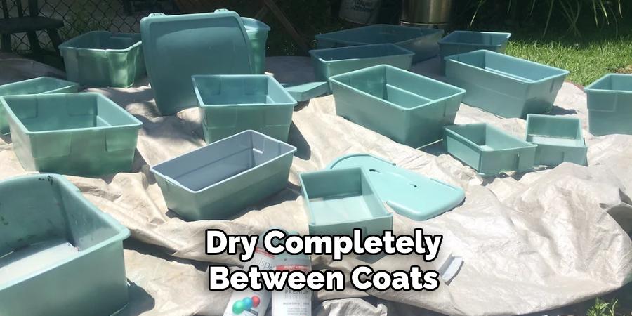 Dry Completely Between Coats