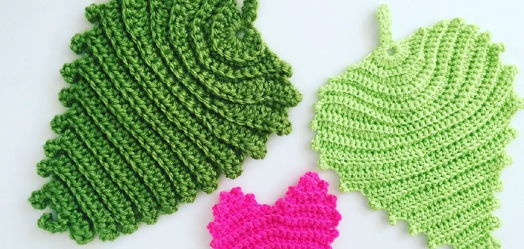 How to Knit a Leaf