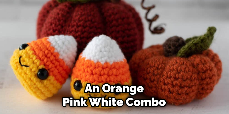 An Orange
Pink White Combo