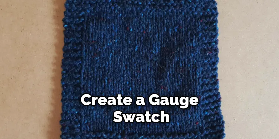 Create a Gauge Swatch