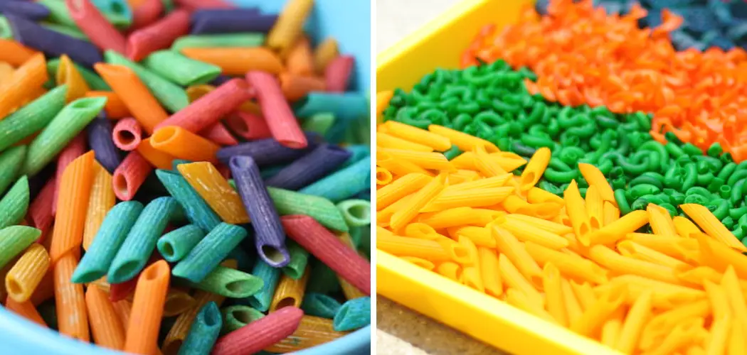 How to Color Noodles for Crafts