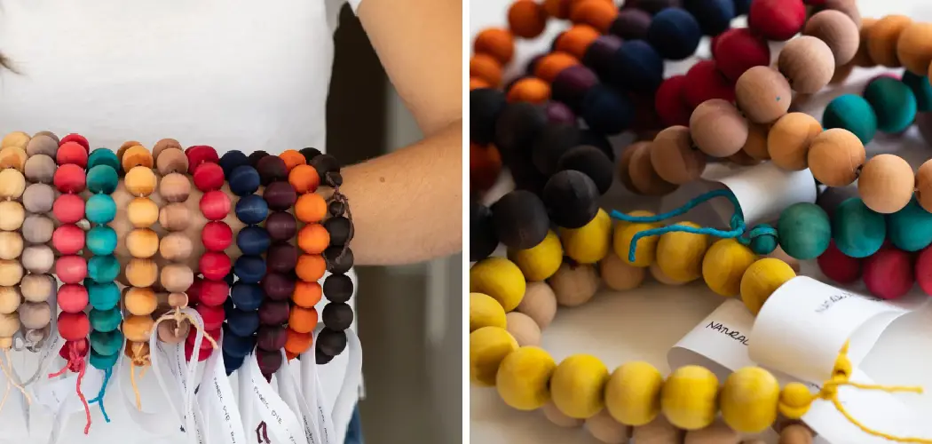 How to Dye Wooden Beads