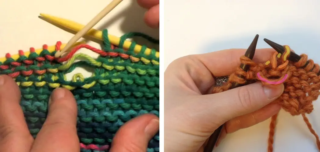 How to Fix a Dropped Garter Stitch