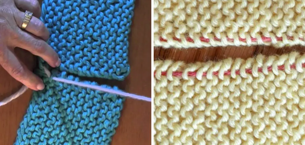 How to Join Seams in Garter Stitch