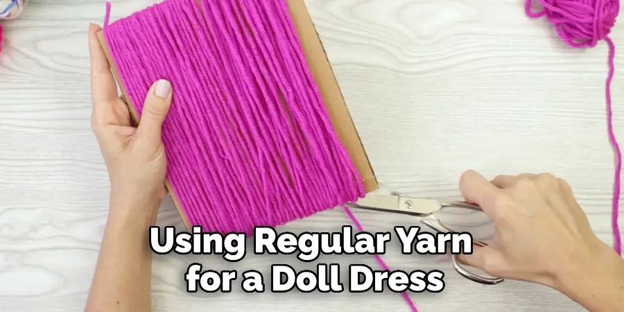 Using Regular Yarn for a Doll Dress