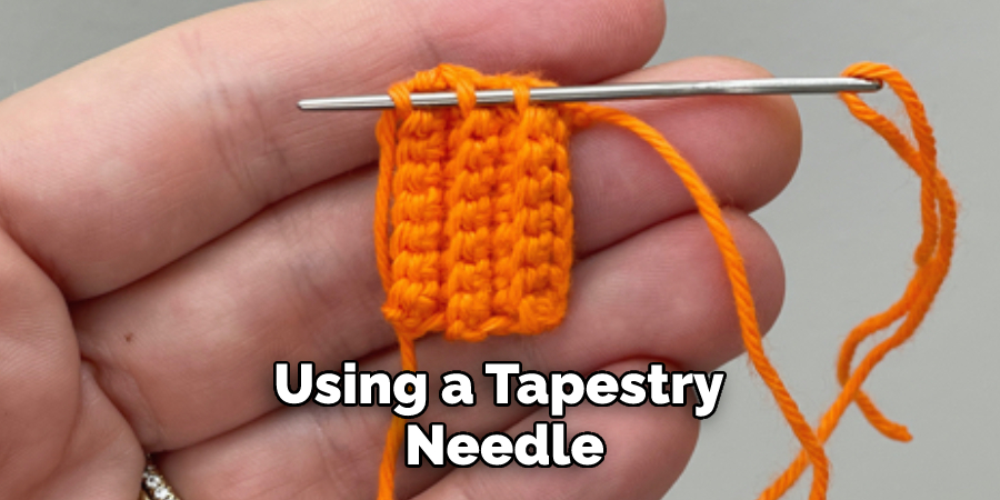 Using a Tapestry Needle