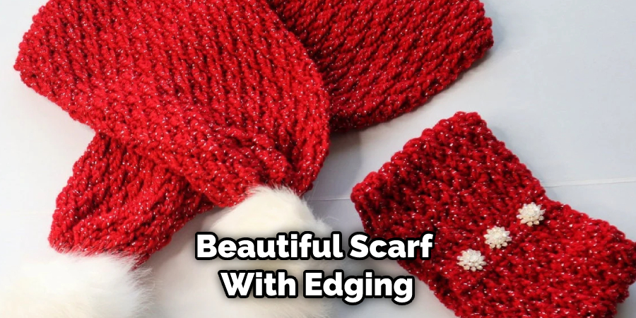 Beautiful Scarf With Edging