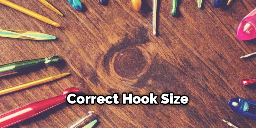 Correct Hook Size